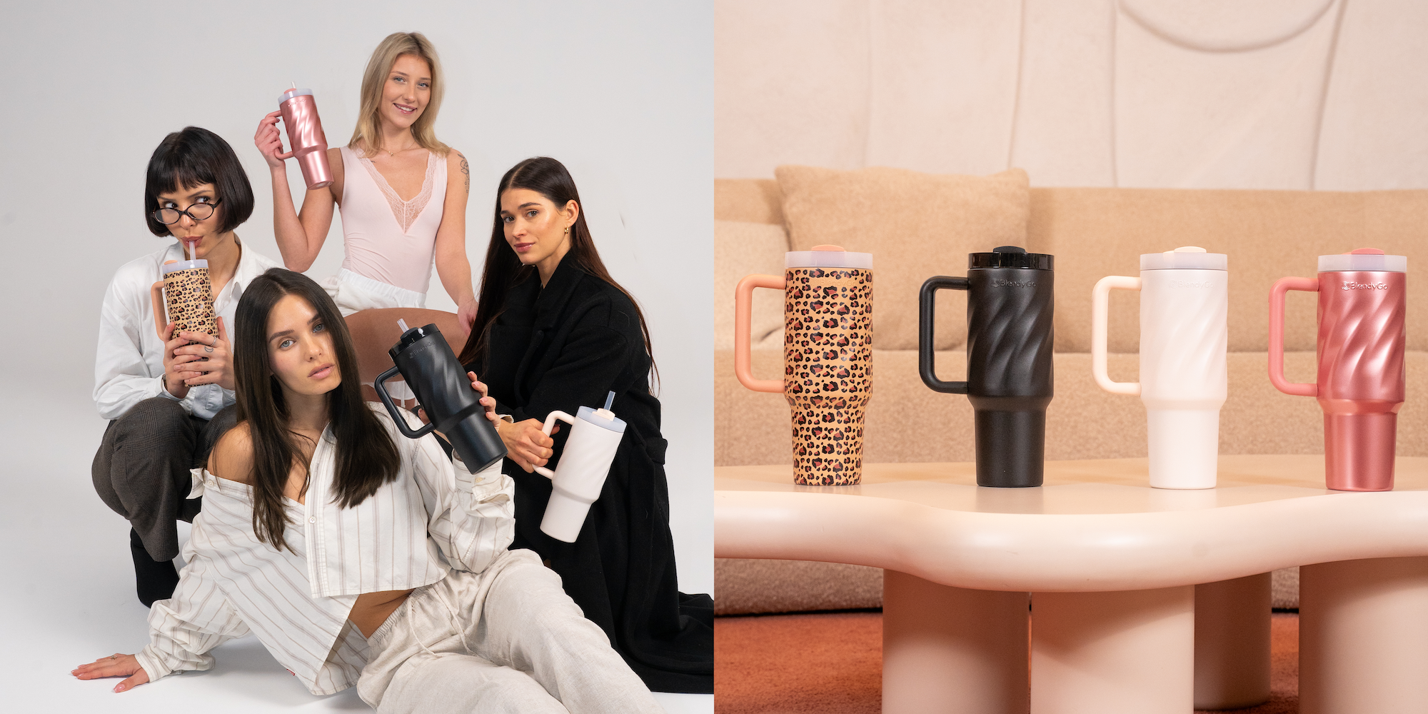 Kubek termiczny BlendyGo na kamieniu