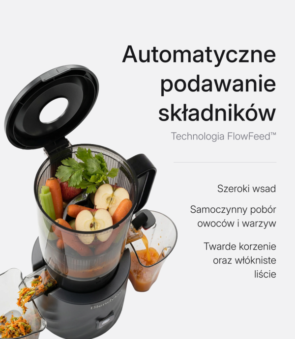 BlendyGo Juice - automatyczne podawanie składników