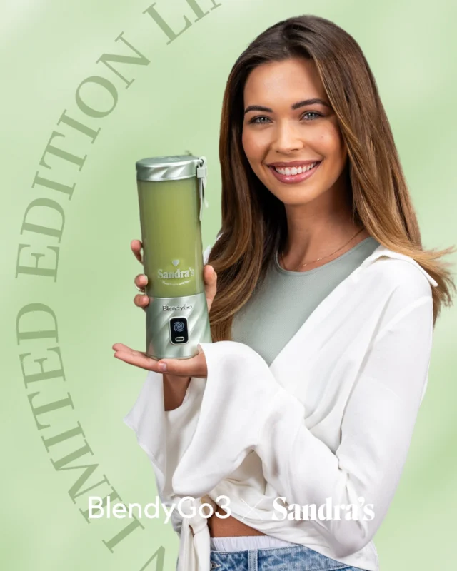 BlendyGo 3 X Sandra’s are back! 🍵 Get your matcha green blender in collaboration with @sandrakubicka…